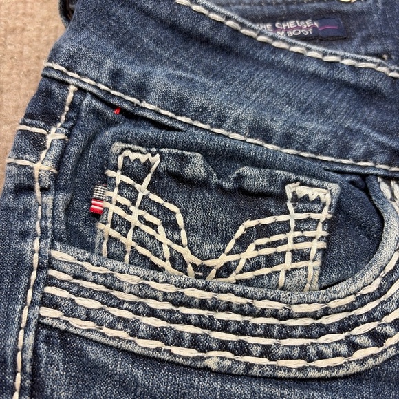 Vigoss “The Chelsea” Slim Boot Jeans Women’s Size 7/8, Length 31 1668 - Picture 2 of 8